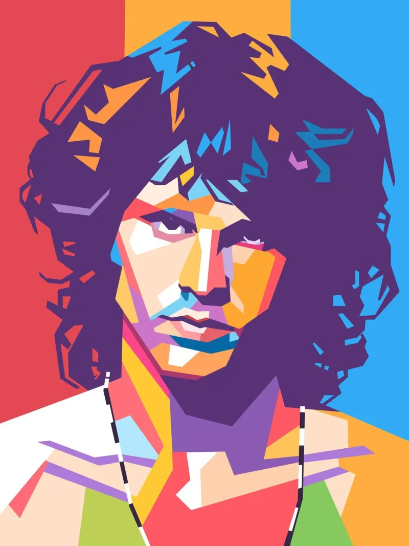 Jim Morrison The Doors art acrylic glass by Hantamrata