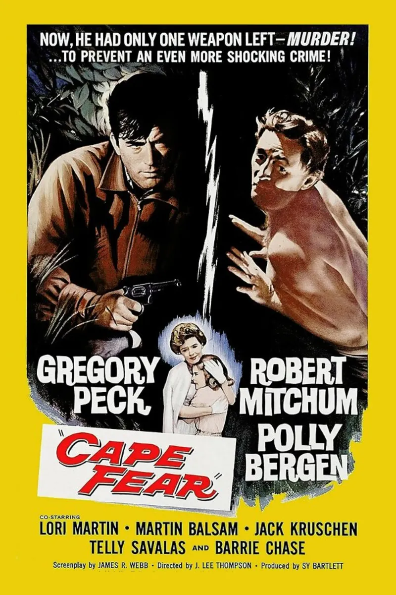 ‘Cape Fear’ Retro Movie Poster pellicola backlit da Gallery Print and Art Limited