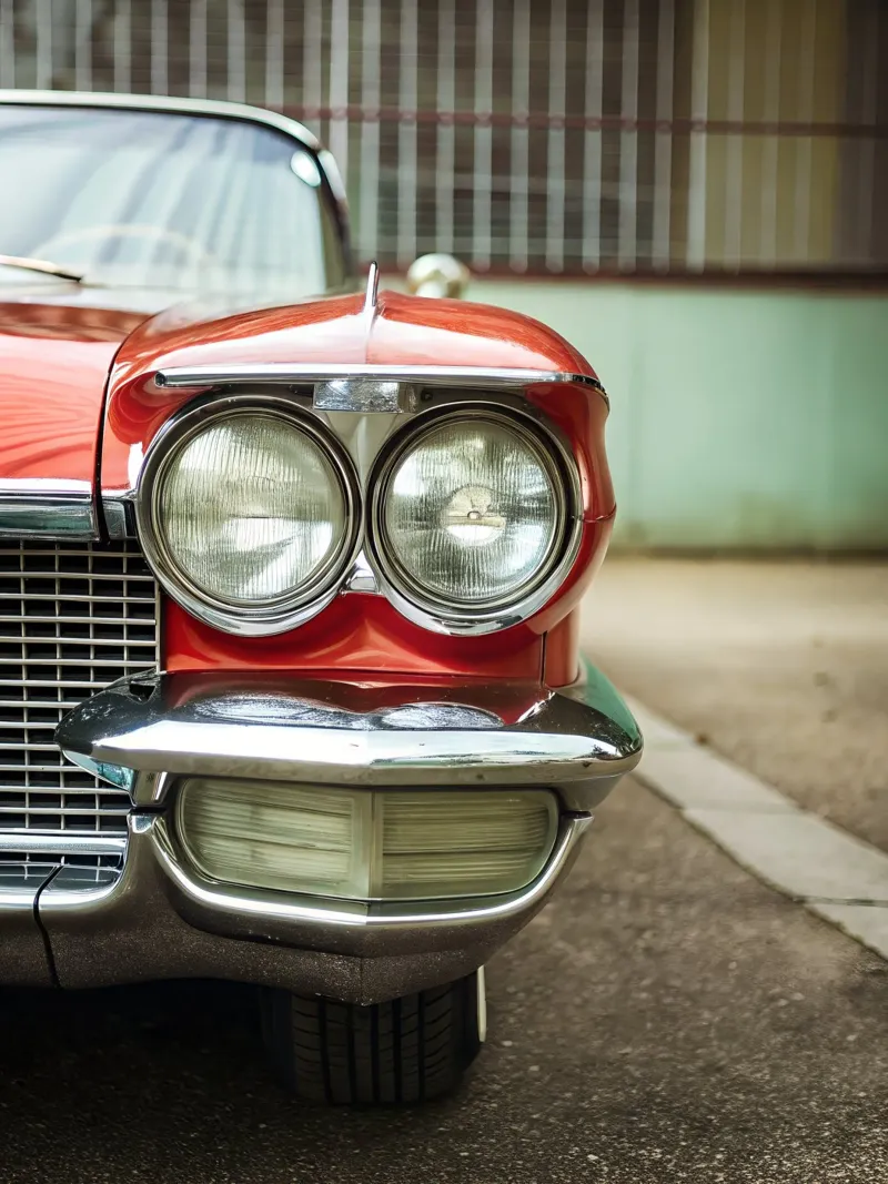 Frontale rosso per auto d'epoca pellicola backlit da CAR EDITION