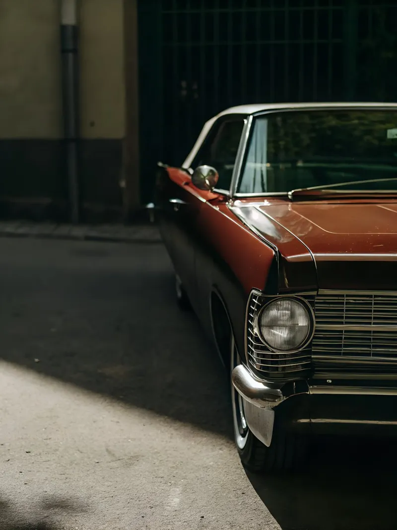 Frontale rosso per auto d'epoca pellicola backlit da CAR EDITION
