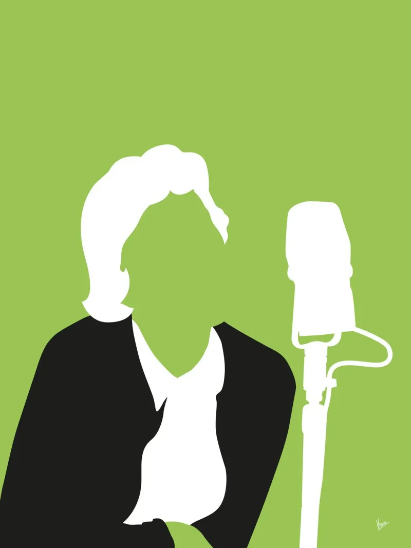 No266 Doris Day alluminio dibond da Iconic Rockstars