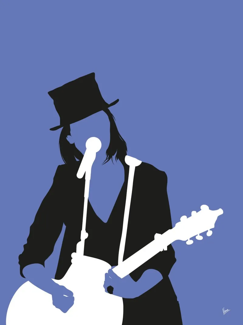 No298 Suzanne Vega alluminio dibond da Iconic Rockstars