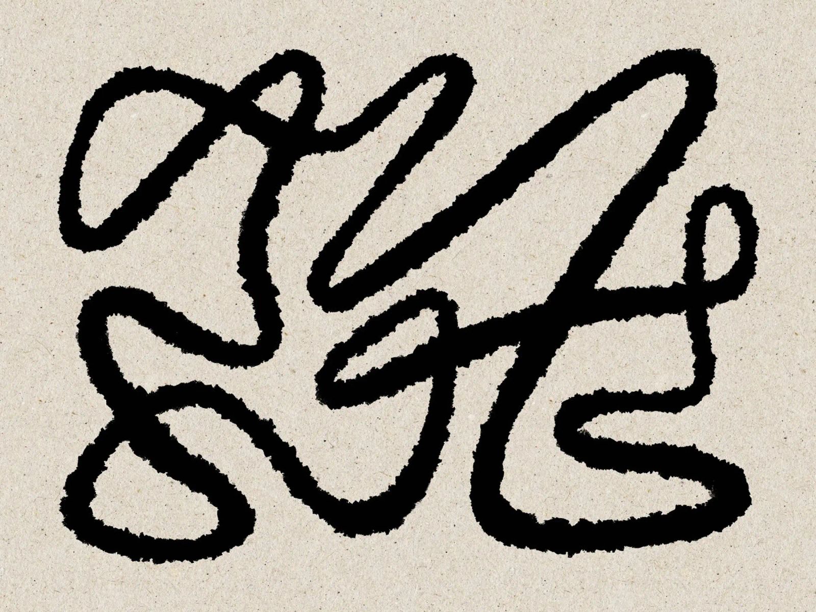 Line Art Abstract 1 canvas by MoonlightPrint