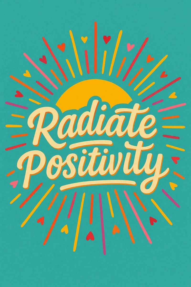 Radiate Positivity pellicola backlit da Wall of Whispers