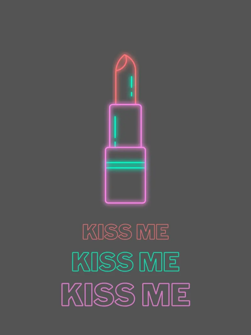 Neon Kiss pellicola backlit da Dreamer10