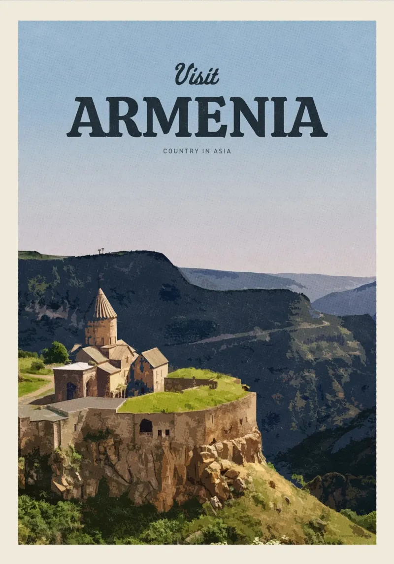 Viaggio in Armenia alluminio dibond da Mercury Club