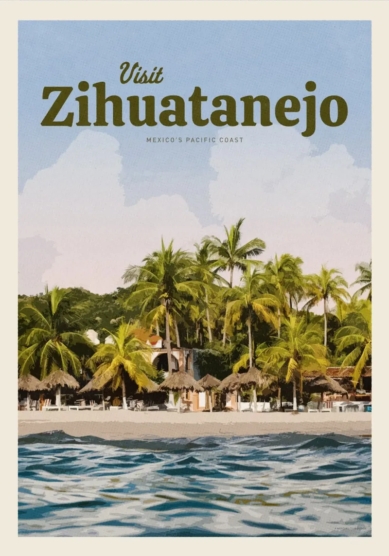 Viaggio a Zihuatanejo poster da Mercury Club