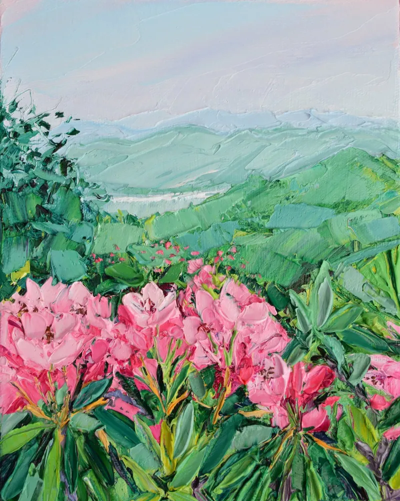 Craggy Gardens hahnemühle by annmariecoolick