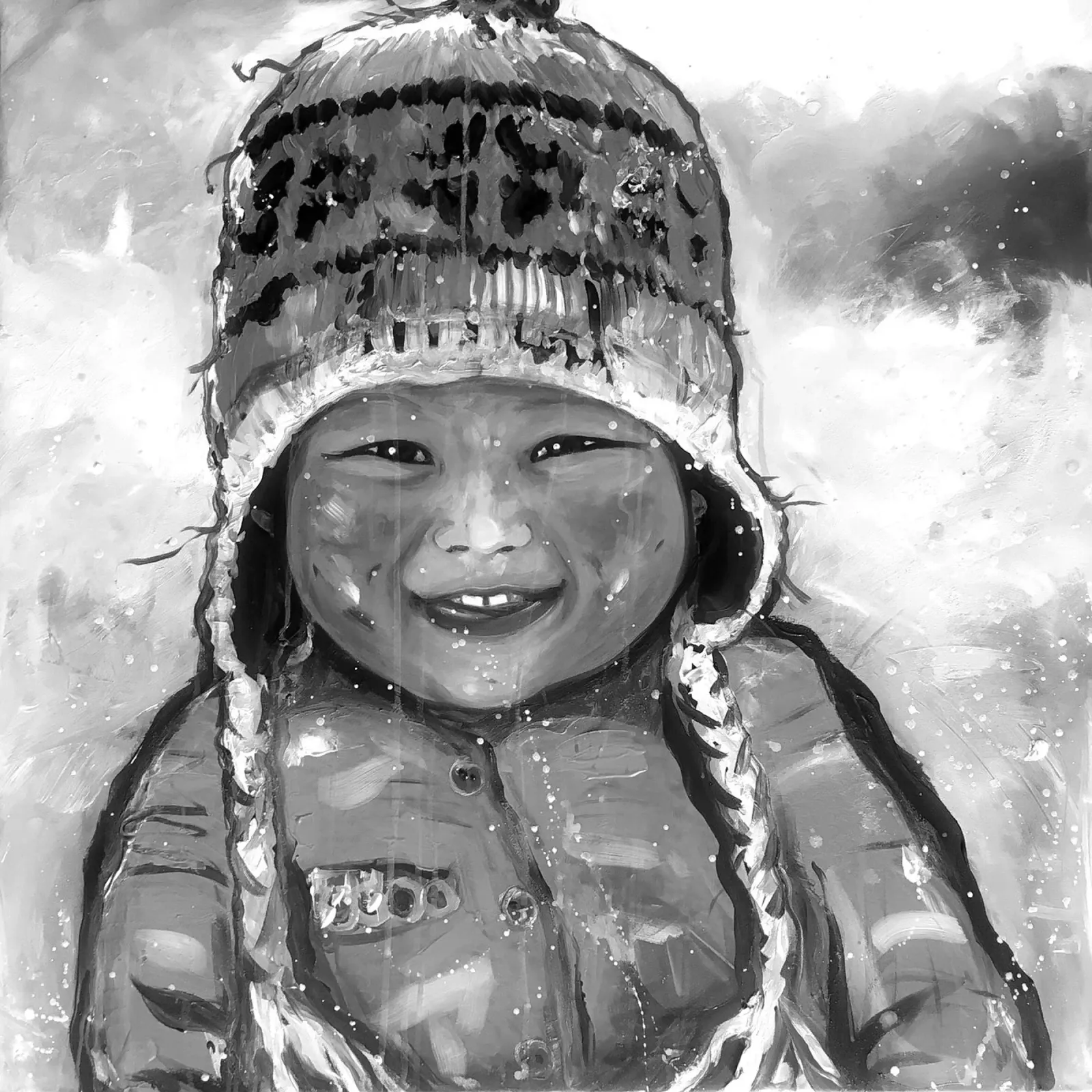 Sorriso dal Ladakh pellicola backlit da Happy 😃 Art 🎨 by Christine Schnoell