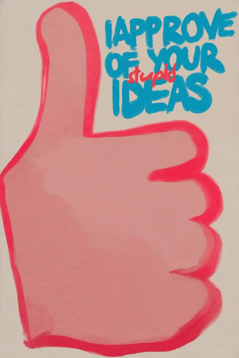 Ich liebe deine dummen Gedanken Poster von QuooodZ by MooodzArt