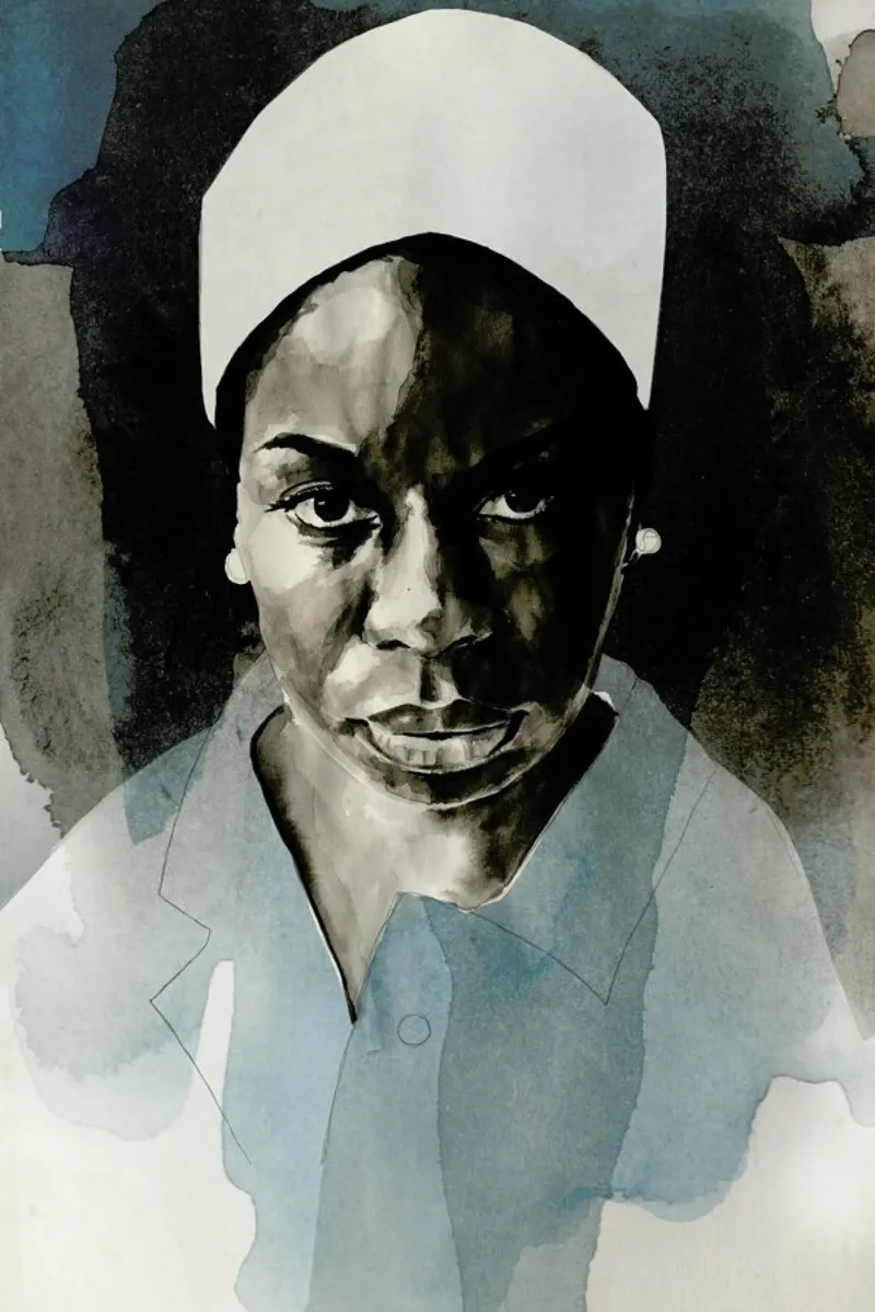 Nina Simone carta hahnemühle da David Diehl