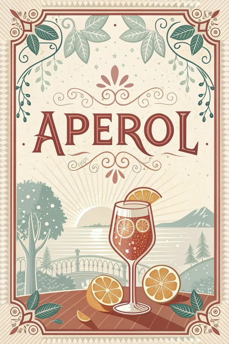 Aperol vintage poster poster da 🎁 ARTVI-SHOP