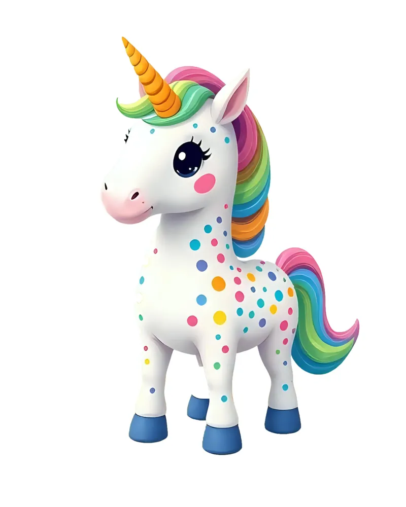 Unicorn_1a canvas by Tierisch bunt by LK