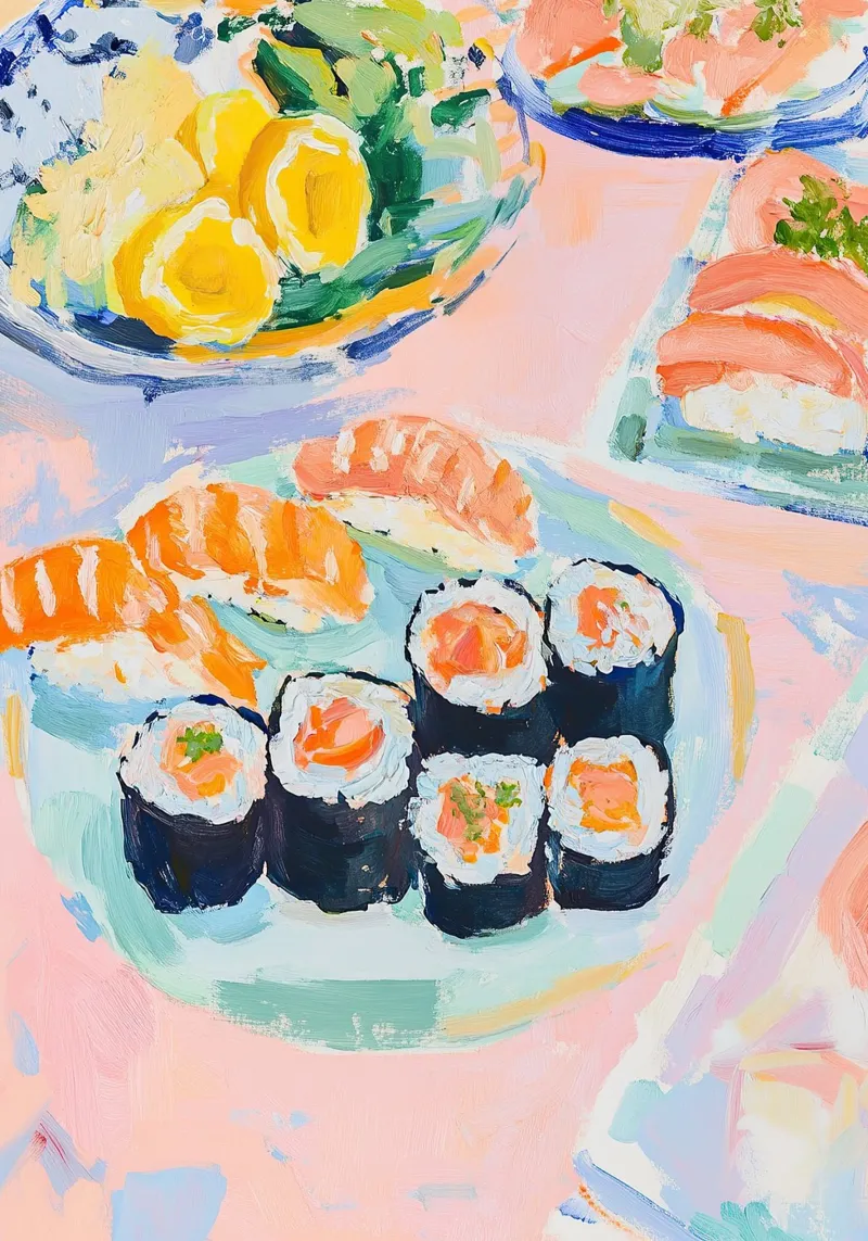 Sushi carta hahnemühle da Euphoria Theresa