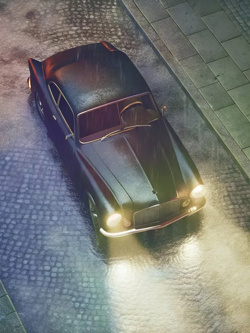 Auto d'epoca pellicola backlit da CAR EDITION