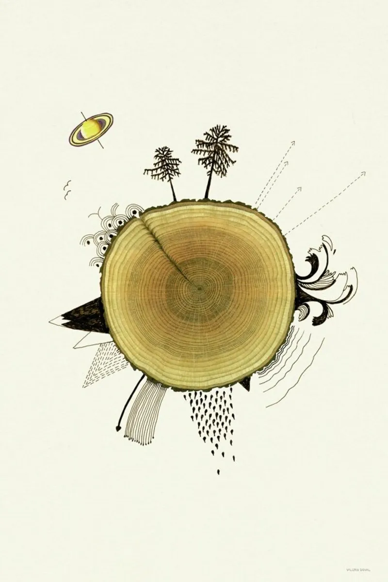 Forest Tree carta hahnemühle da Kolorama