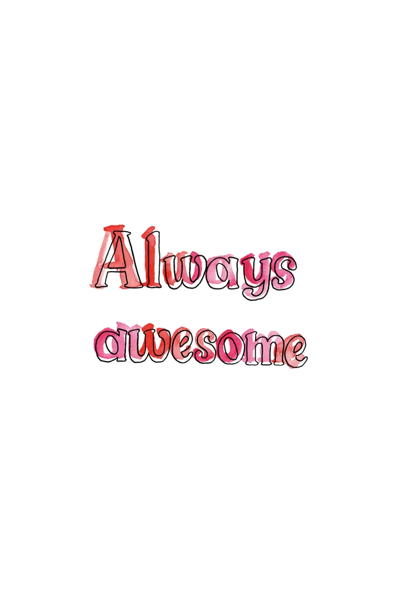 Always Awesome pellicola backlit da Brushmeetspaper