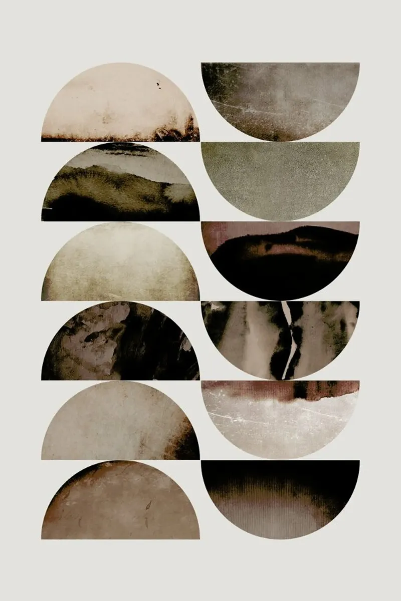 Graphic 40Y poster con telaio in alluminio da Mareike Böhmer