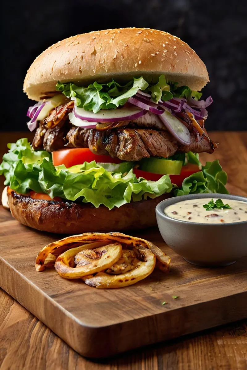 Cheeseburger pellicola backlit da 🎁 ARTVI-SHOP