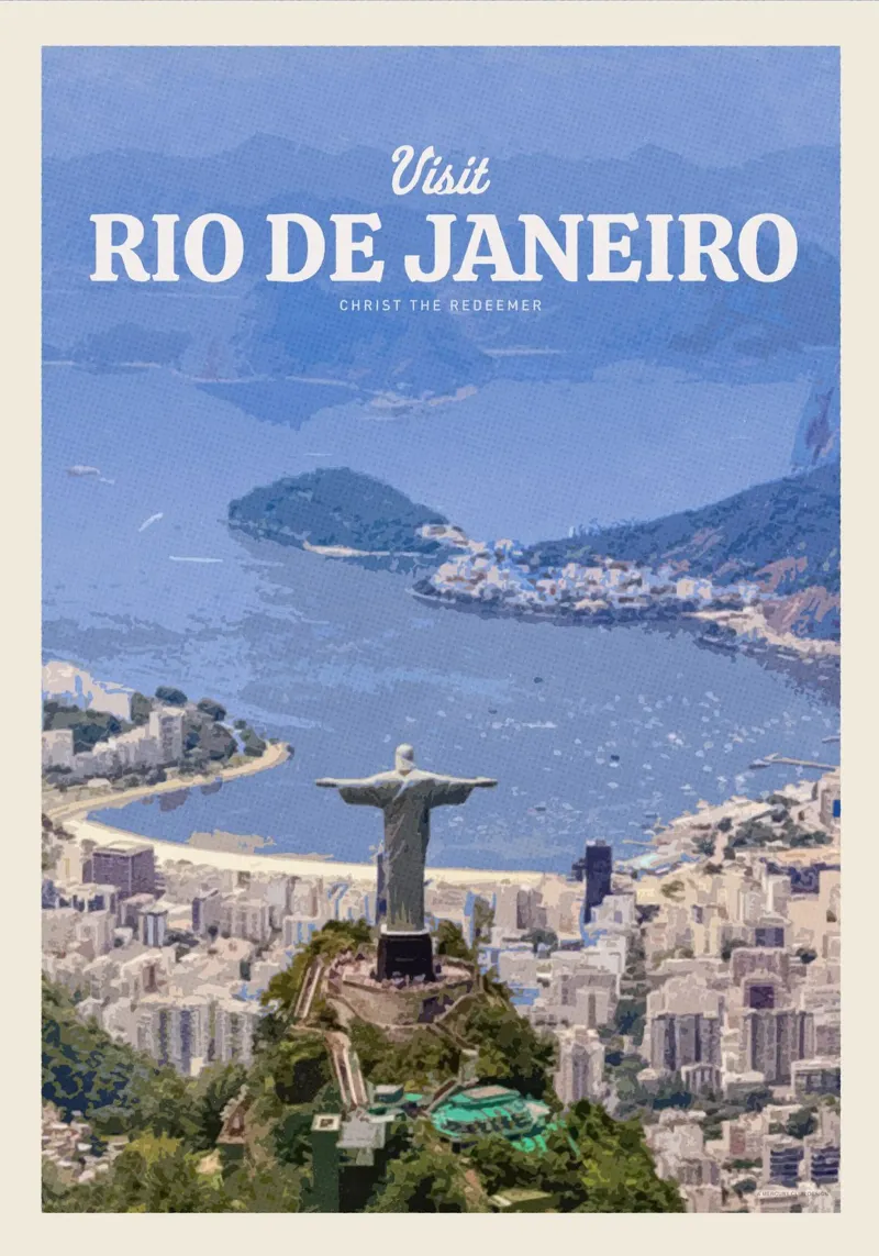Viaggio a Rio de Janeiro poster da Mercury Club