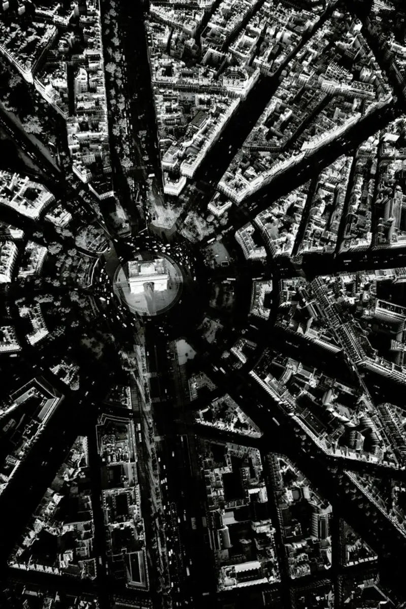 Paris Aerial alu-dibond by METROPOLIS