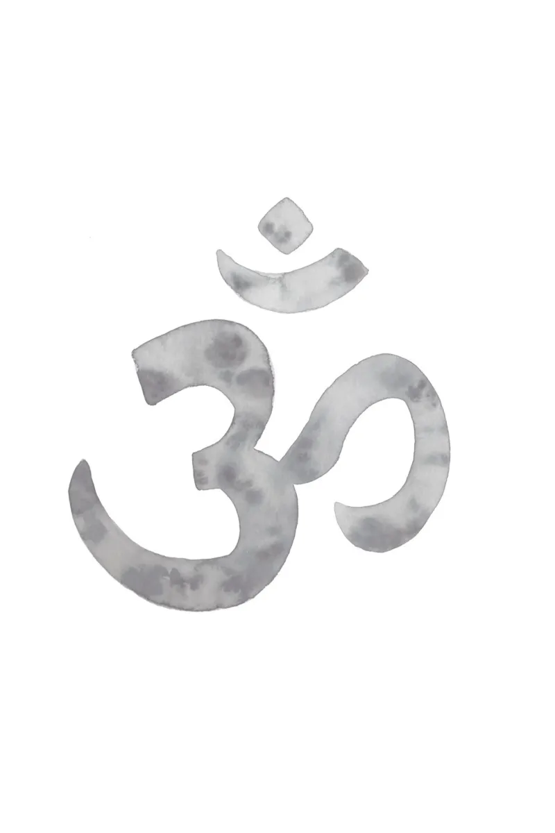 Om poster con telaio in plastica da KRUTH DESIGN