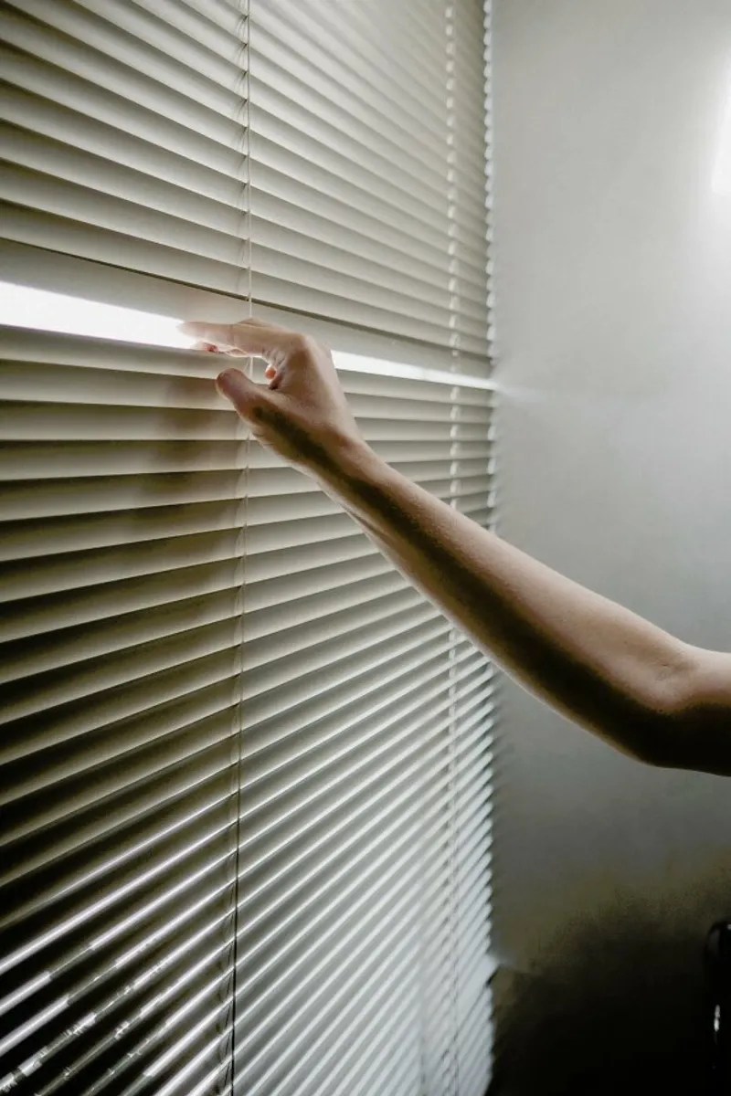 Window Blinds pellicola backlit da Chris Abatzis