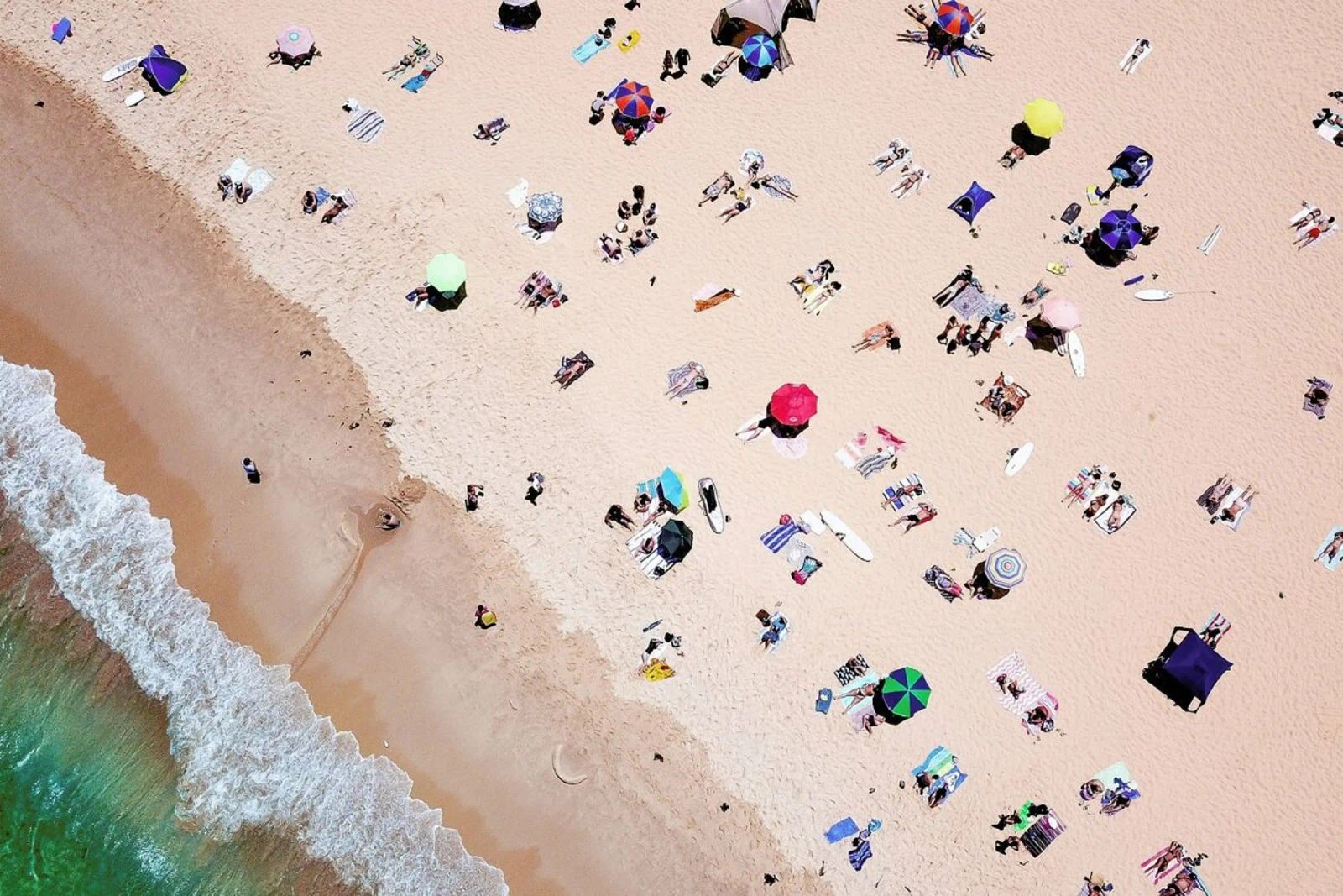 Beach from Above pellicola backlit da EyeEm Mobile GmbH