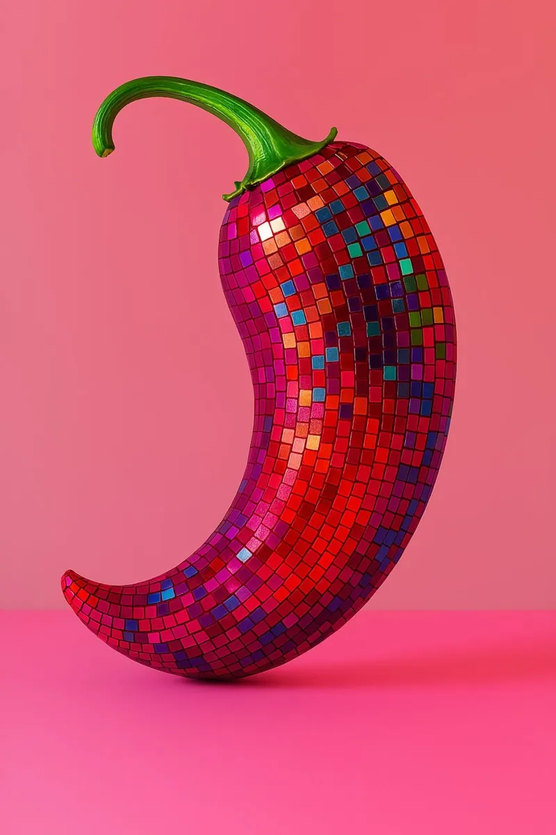 Disco Chili carta hahnemühle da NORDLICHT DESIGNS