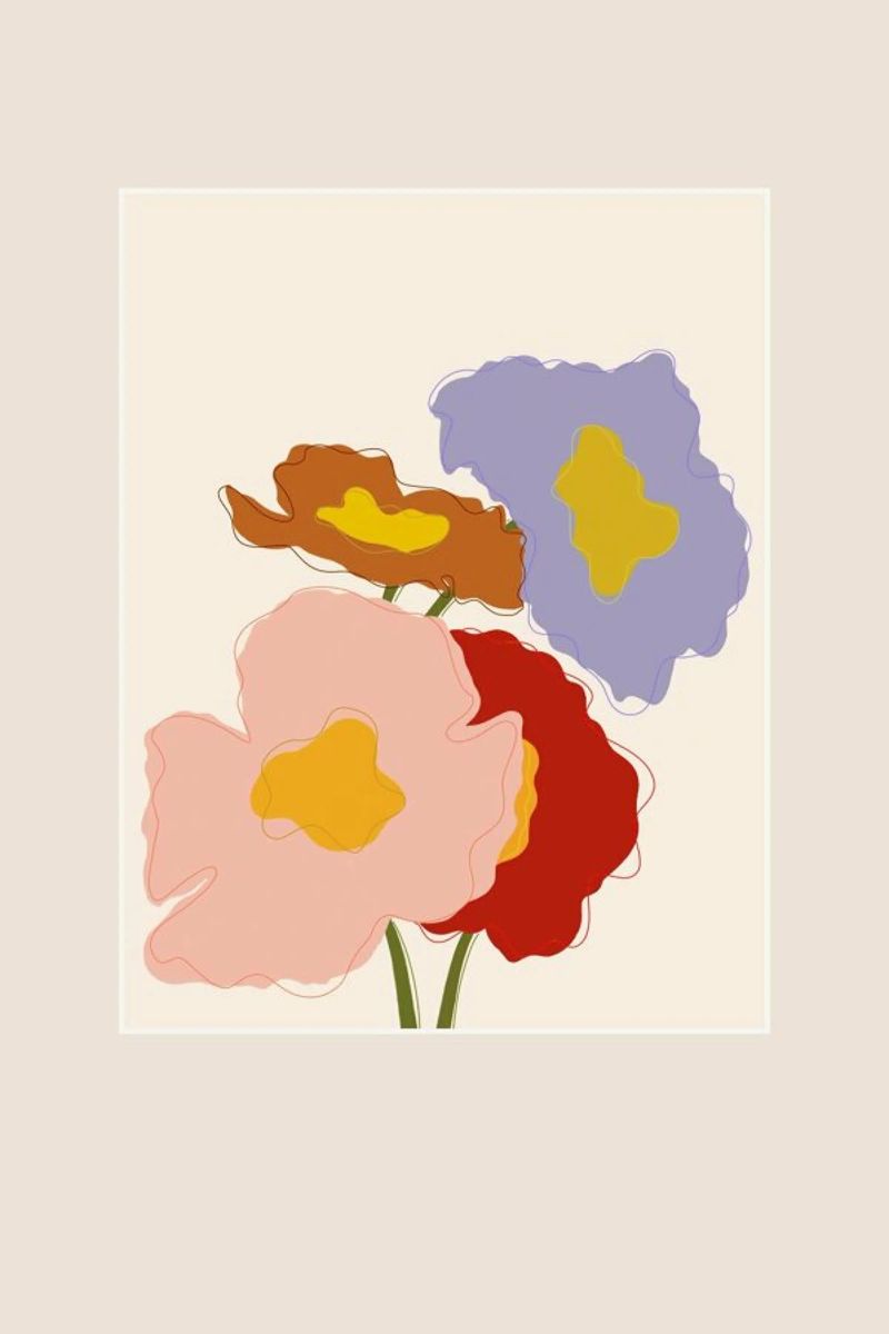 Bouquet Leinwand von Galaxy Eyes
