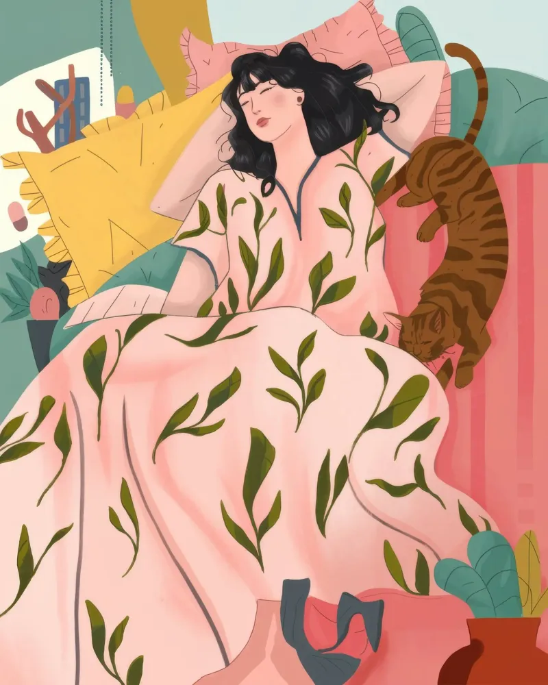 Whimsical Rest canvas by Prism Palette