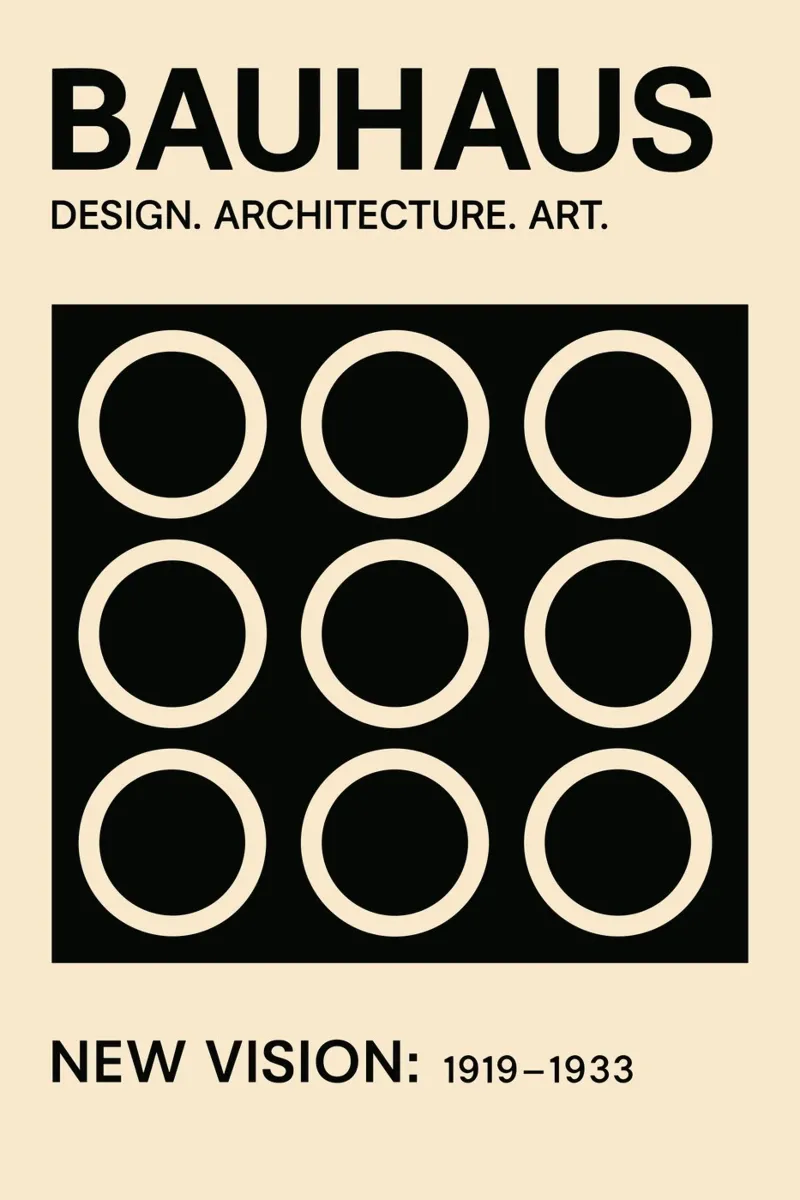 New Vision – Circles & Clarity poster da SMPLE