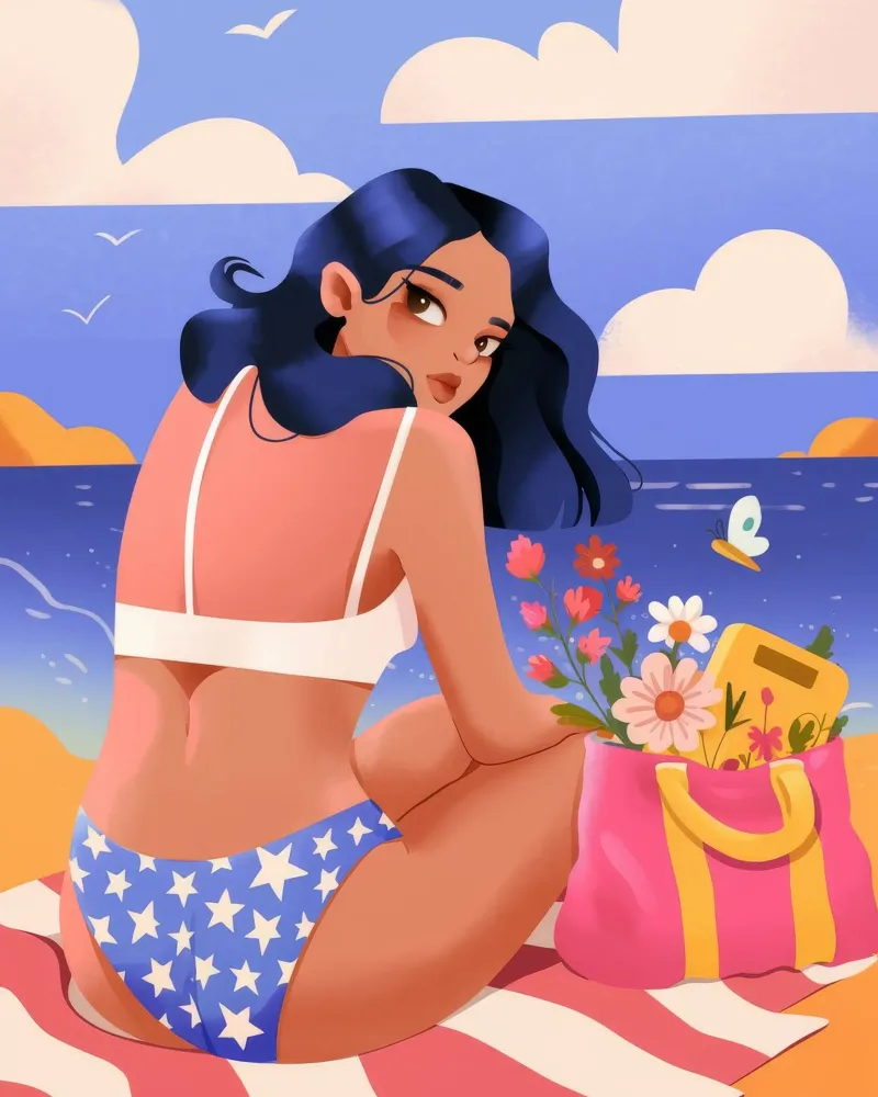 Eleganza del riflesso del mare pannello forex da Prism Palette