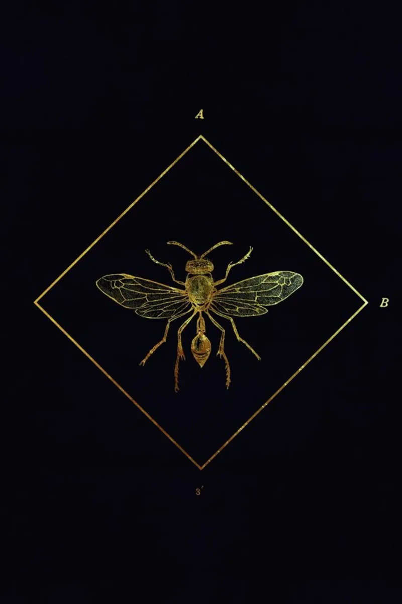 Golden Insect pellicola backlit da LeDieg