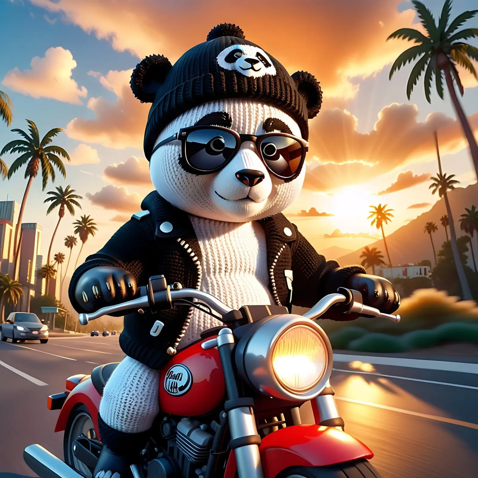 Panda_style_A_1 pellicola backlit da Tierisch bunt by LK