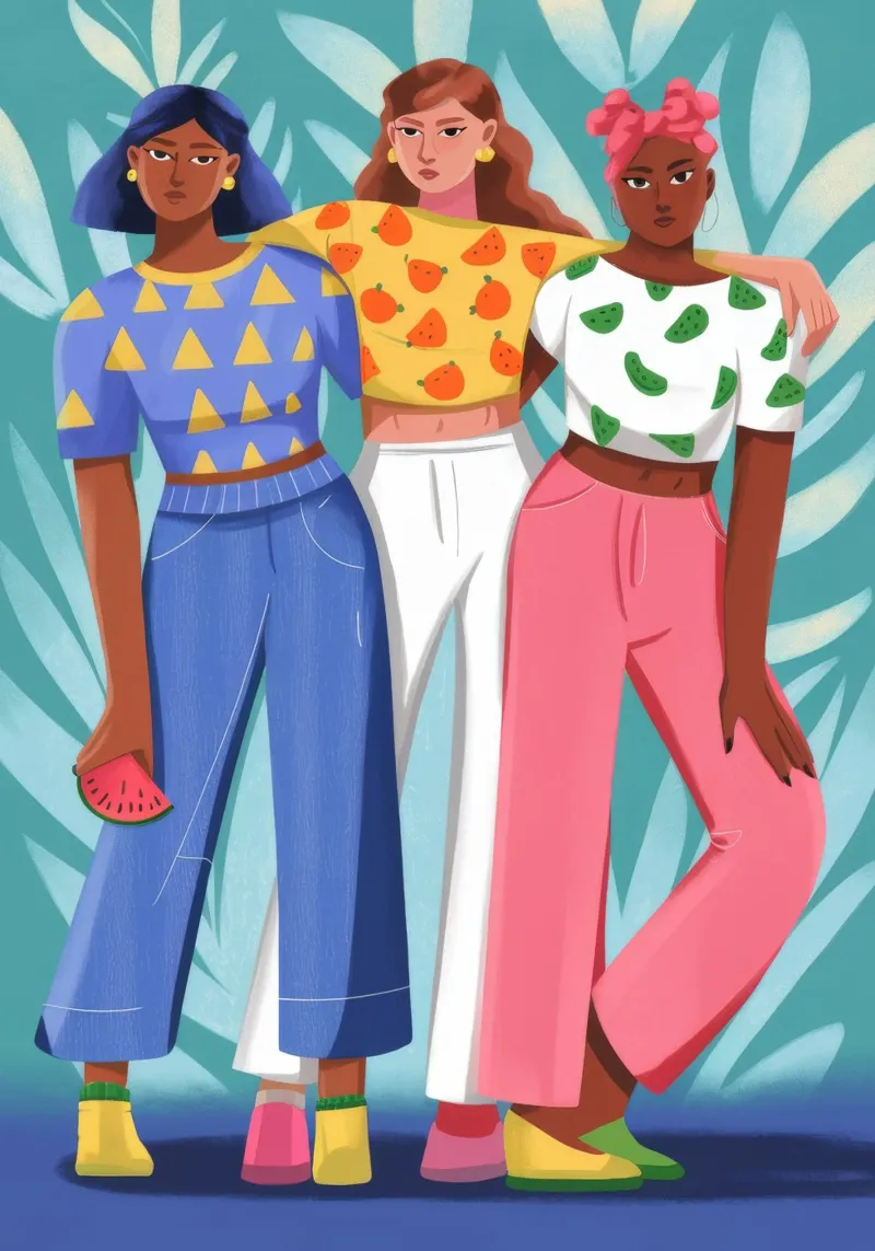 Vivid Friendship Bond poster by Prism Palette