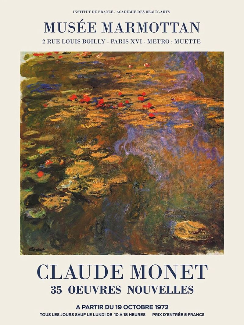 Claude Monet Poster von Trending Art Company