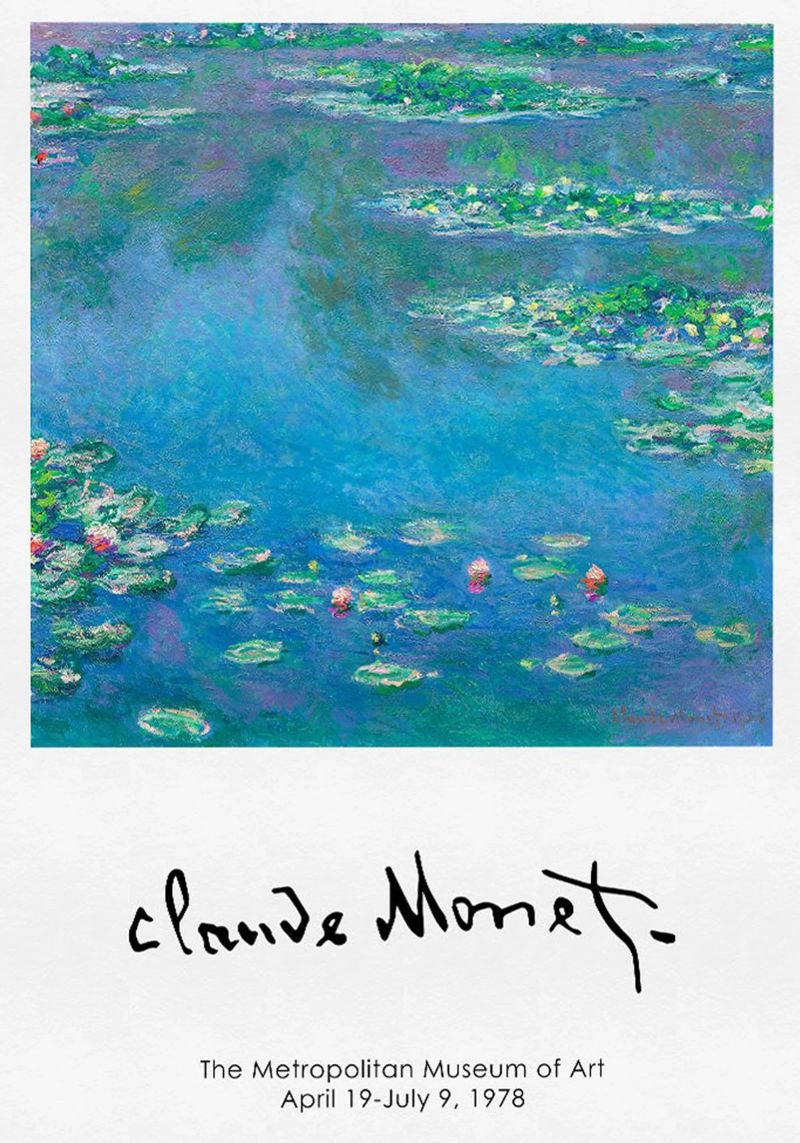 Claude Monet Poster von Trending Art Company