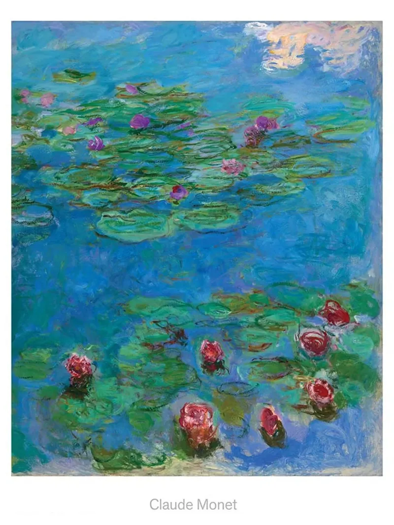 Claude Monet pellicola backlit da Trending Art Company