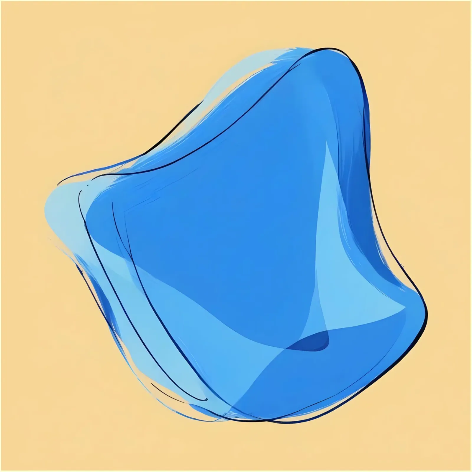 Abstract1210 tela con Cornice a cassetta da WALLART-Peter Lorenz
