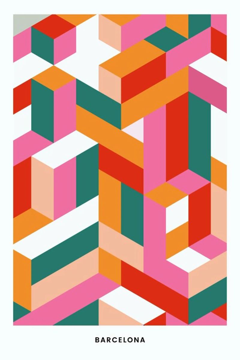 Barcelona Poster von daylight design studio