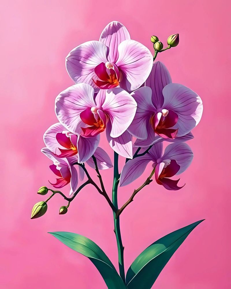 Stile_orchidea_C_2 carta hahnemühle da Farb- und Blütenzauber by LK