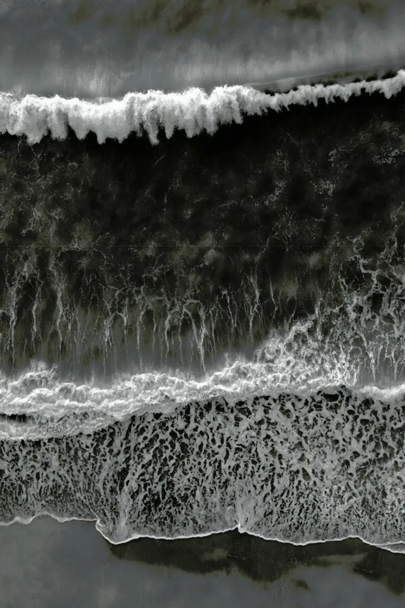 Black and White Beach pellicola backlit da Studio Nahili