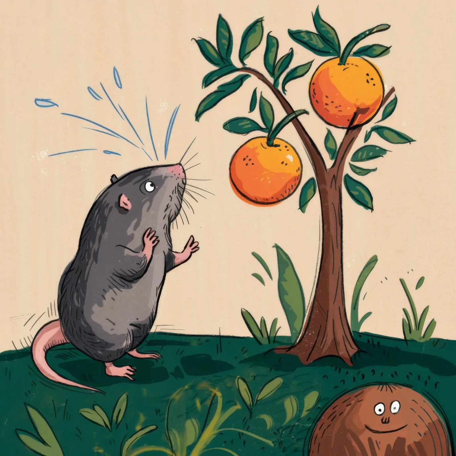 Harvest Mouse Feast canvas with Floater frame by Timeless Huse