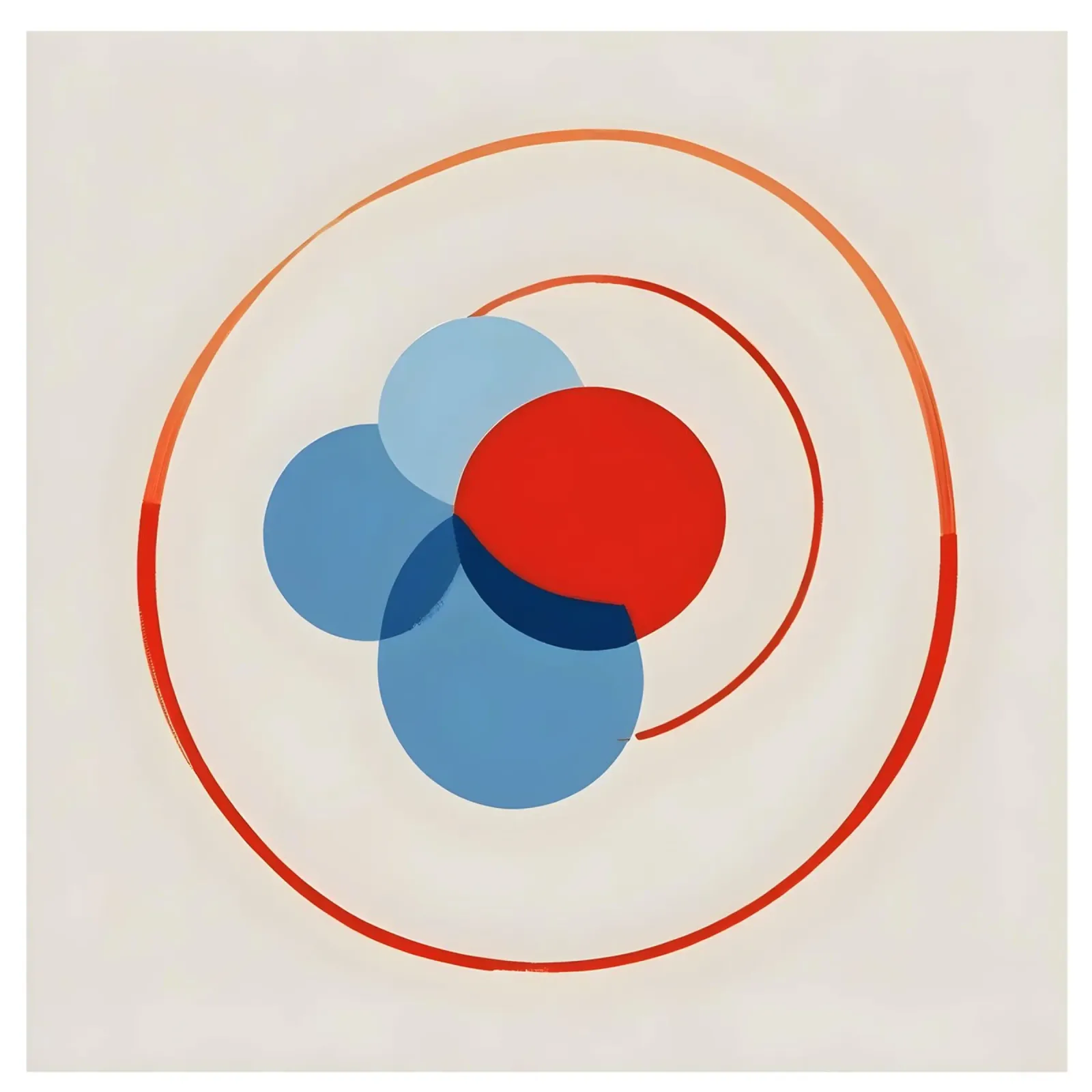 F.Geometric1207 carta hahnemühle da WALLART-Peter Lorenz