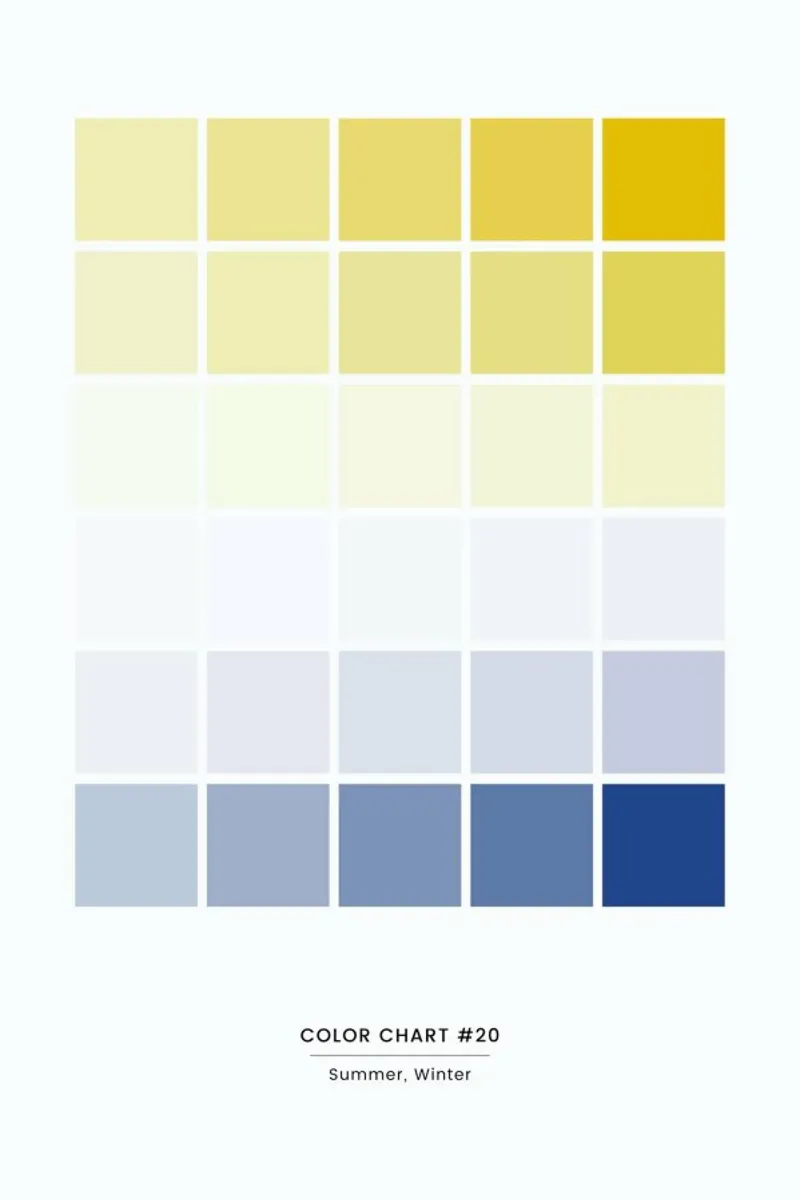 Summer Winter #20 poster con telaio in plastica da daylight design studio