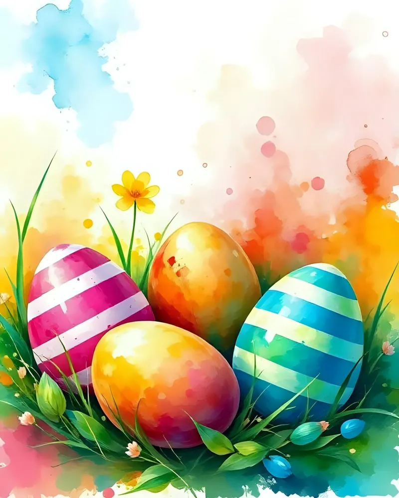 Ostern_Stil_A_7 Acryl-Glas von Farb- und Blütenzauber by LK