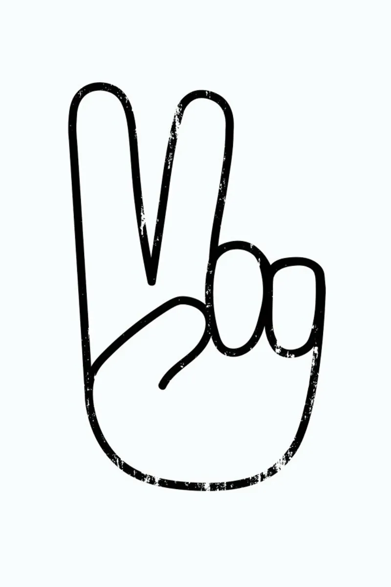 Peace Sign pellicola backlit da The Native State