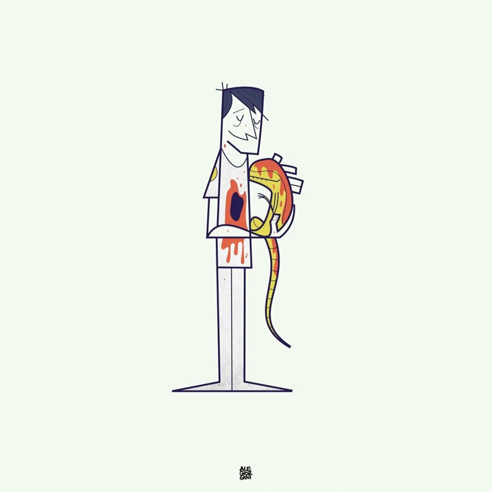 You are a part of me poster da Ale Giorgini