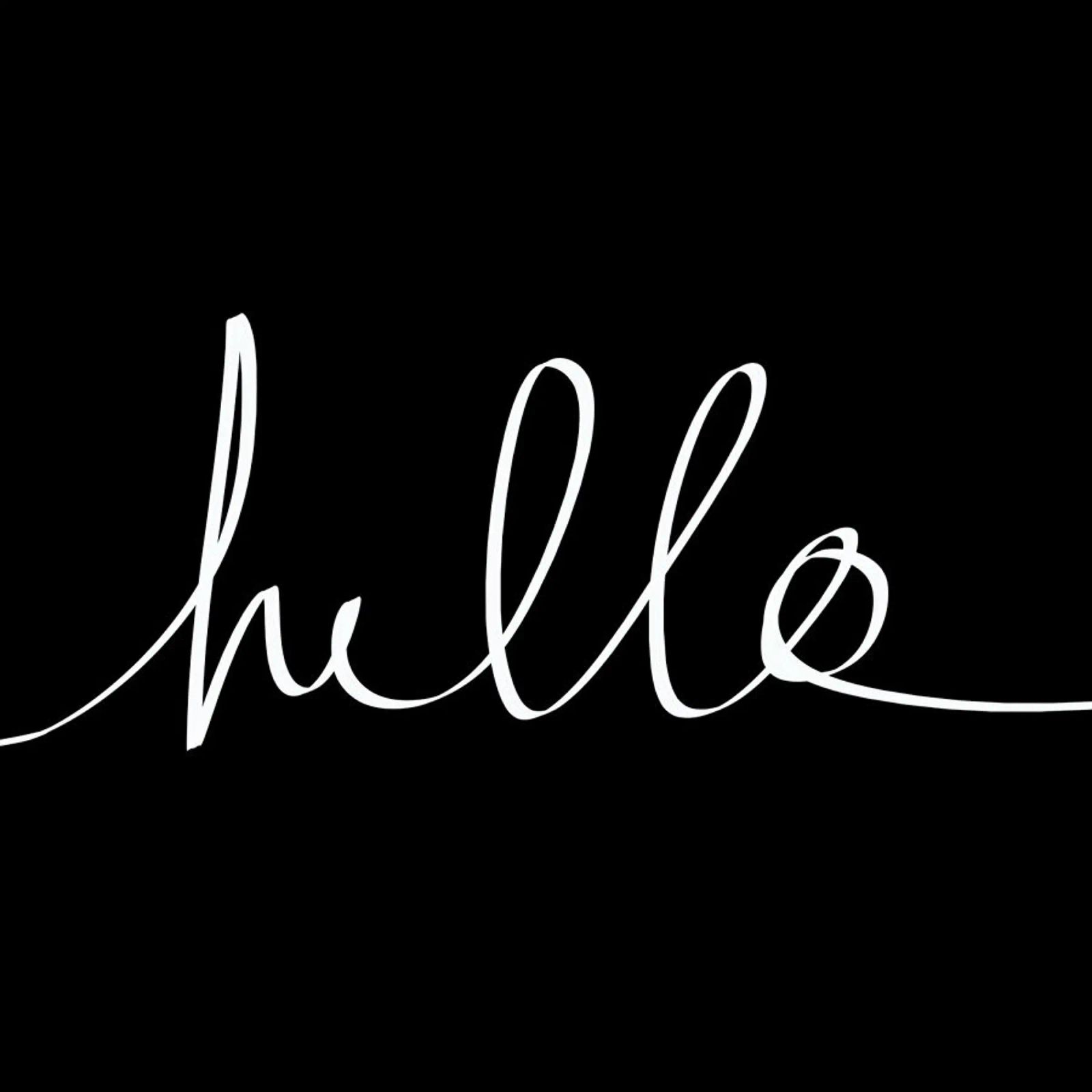 Hello pellicola backlit da Leah Flores